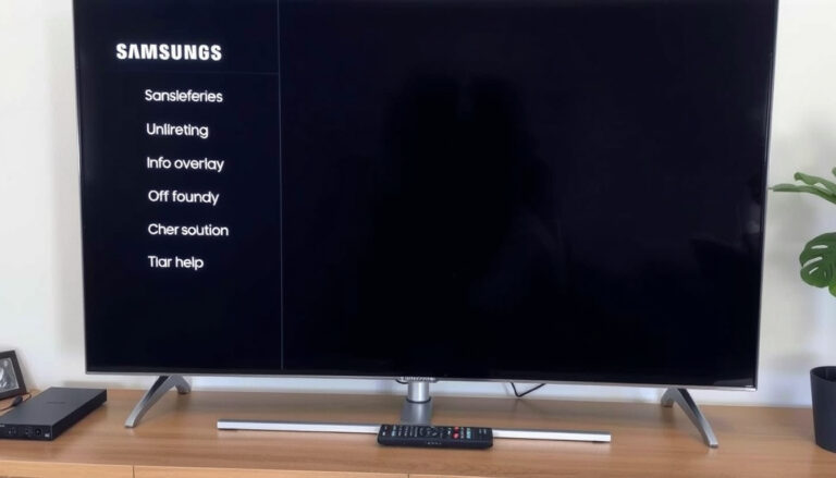 Samsung TV Info Einblendung ausschalten: Einblendungen abstellen